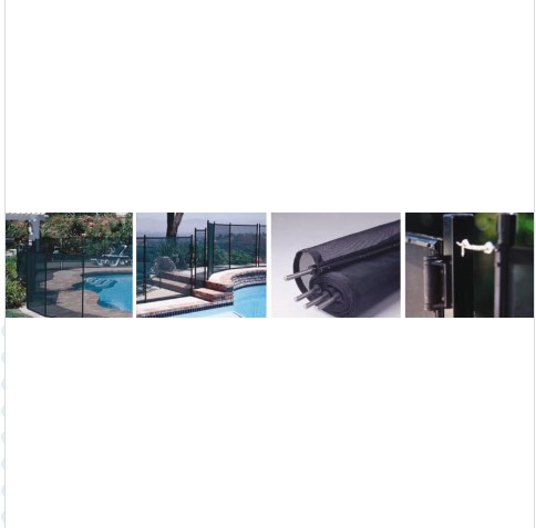 Flexible barrier for swimming pools