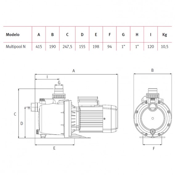 Pompa Espa Multipool N