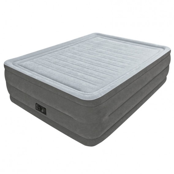Lit gonflable Intex Comfort-Plush High Rise Dura Beam double 64418NP. Taille : 152x203x56 cm