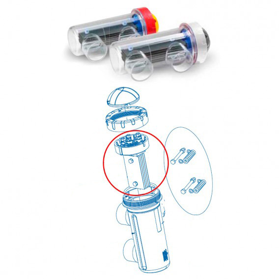 Electrodo célula Idegis TECNO 2012/TECNO 2