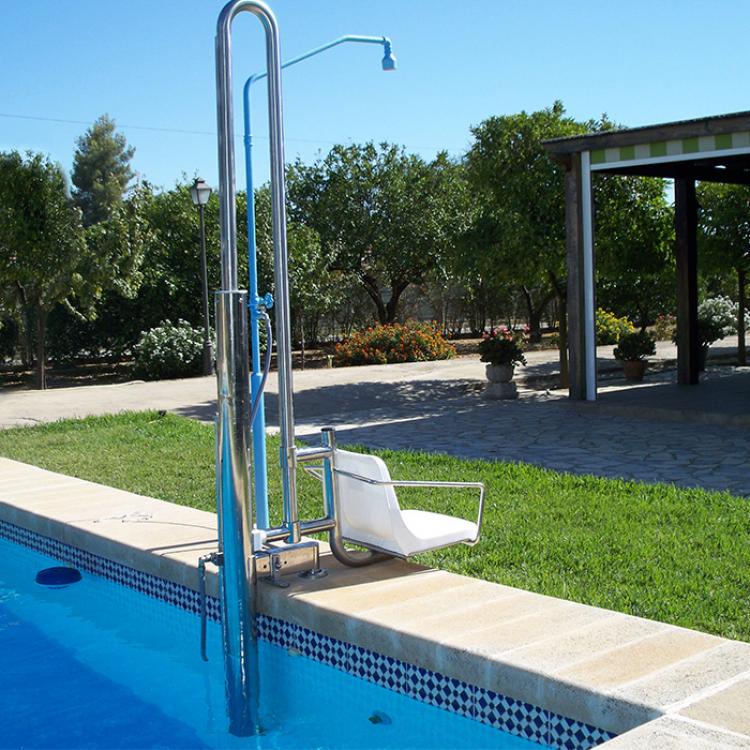 Elevador hidráulico para piscina METALU Turia