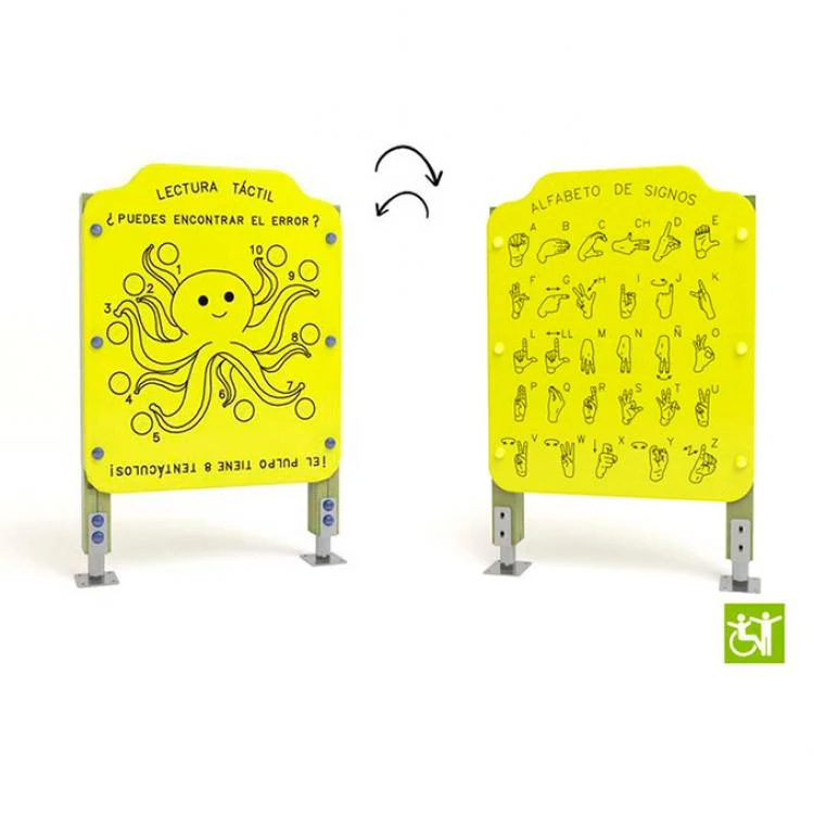 Set Dubbel Paneel Braille Communicatie en Borden JOC-62-07