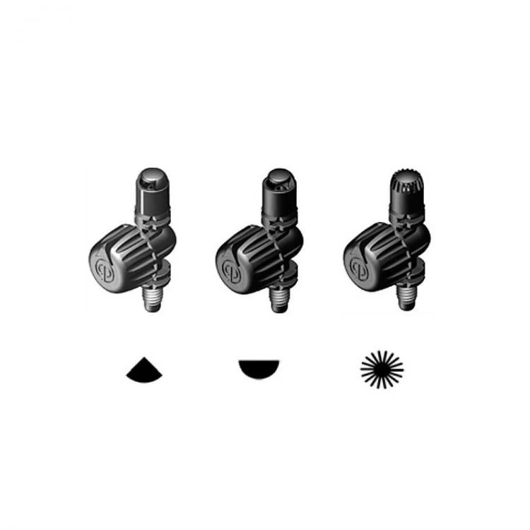 Microdifusor ajustable negro microrriego (bolsa 50 uds)