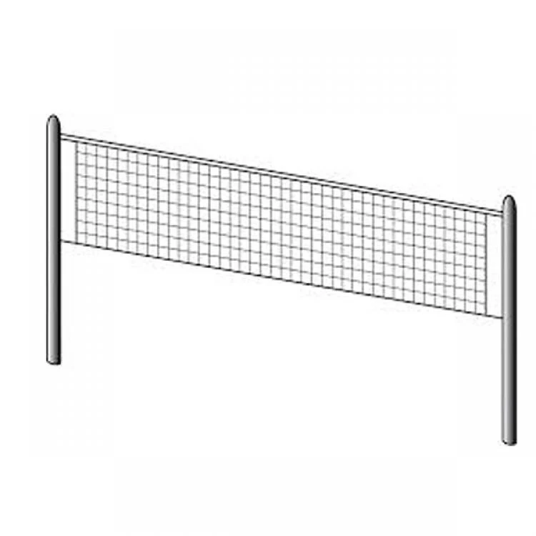 Postes avec filet (Volley-ball) Jeu de 2 pcs. JOC-104