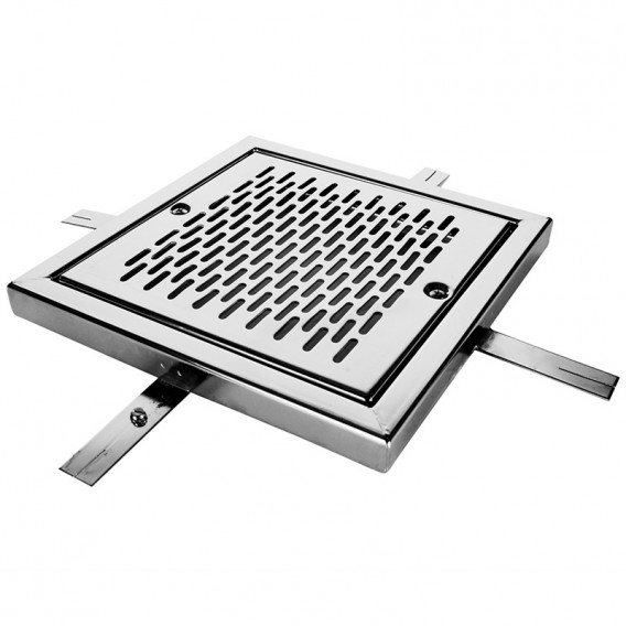 AstralPool grille de vidange carrée en acier inoxydable