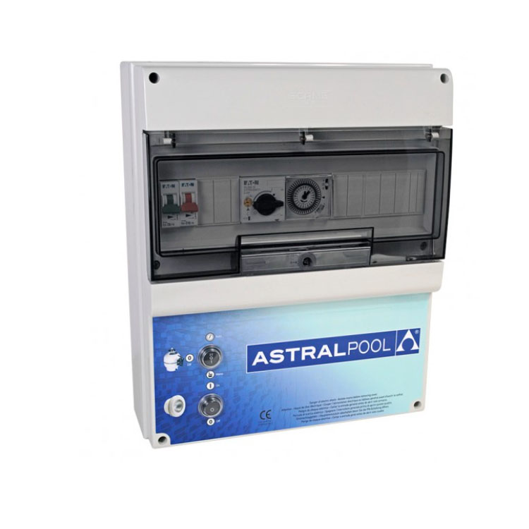 Manœuvre de l’armoire 1 pompe et contrôle de l’éclairage transf. AstralPool 600W