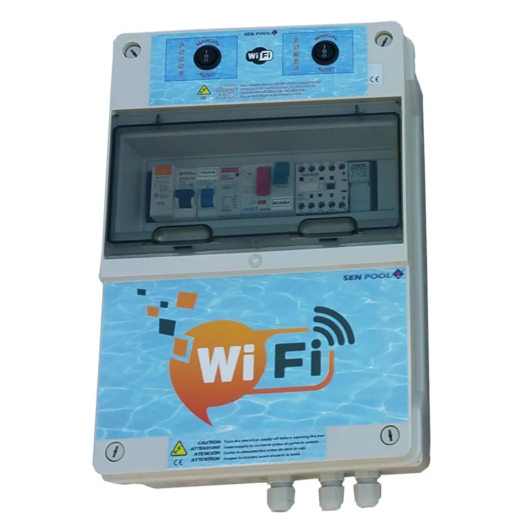 Vezérlőszekrény Elektronikus General Electric 1 szivattyú vezérlés világítás transzf 100W Wifi 2 csa