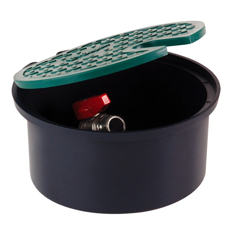 Circular casket with hose valve