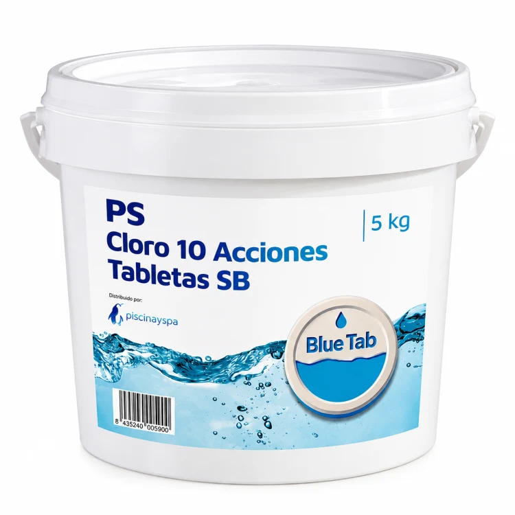 Blue Tab Cloro 10 acciones tabletas 250 Gr
