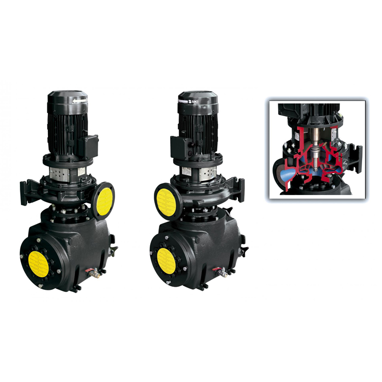 Bomba SACI série vertical-HF-4 ferro fundido 1450 RPM