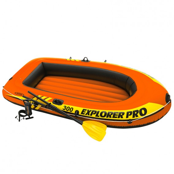 Intex Explorer Pro 300 aufblasbares Boot mit OARS und 58358NP Pumpe