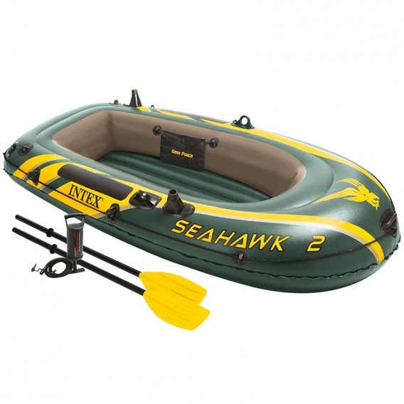 Bateau gonflable Intex Seahawk 2 avec pompe oars et 68347NP