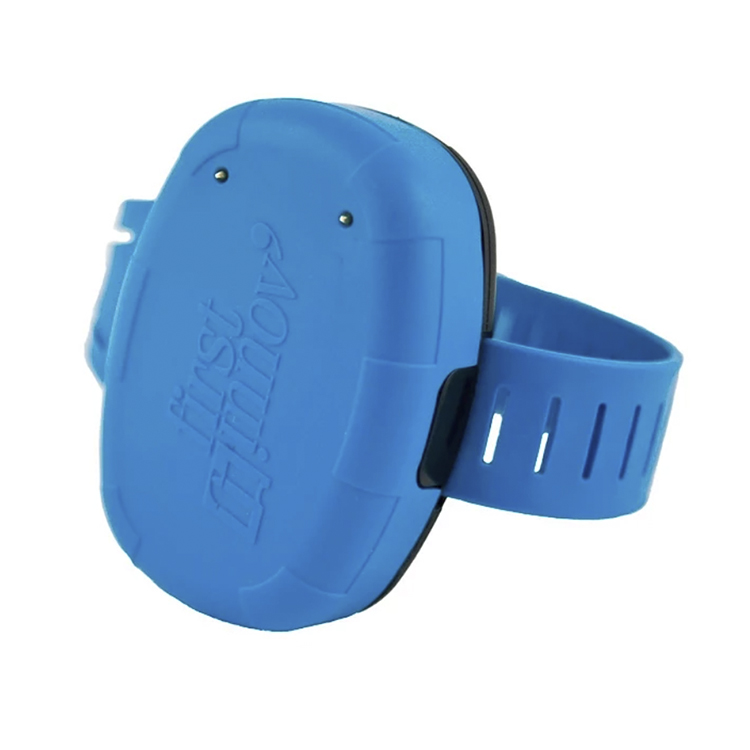 Niebieska bransoletka z alarmem Protect