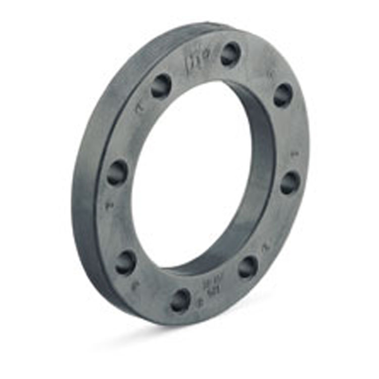 PP coated flat flange with steel core