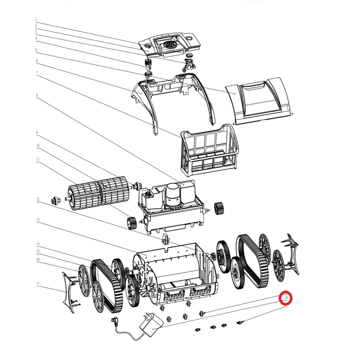 E-TRON i20 WY100 oplader voor stofzuiger