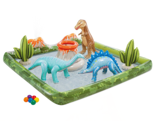 Nadmuchiwane centrum zabaw Intex dinozaury z dyfuzorem - 56132