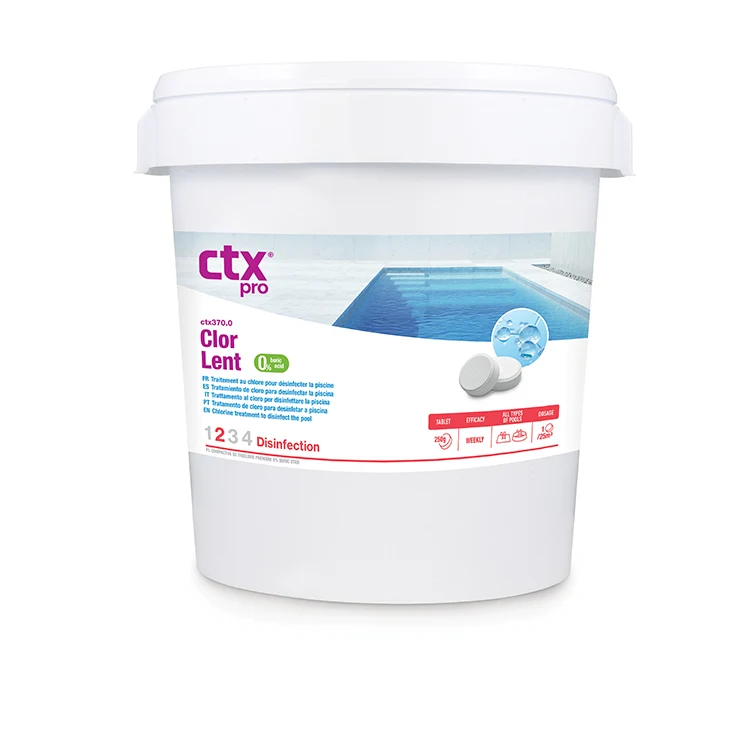 Cloro lento tricloro en tabletas 250g CTX-370 0% Borico