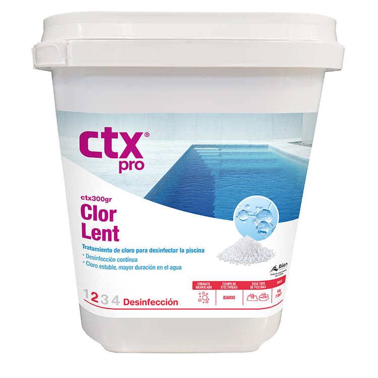 Lento cloro granular trichloro CTX-300GR