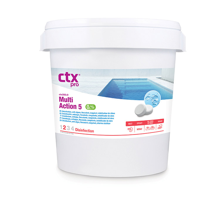 Cloro Multiacção CTX-393 Comprimidos 0% Borico