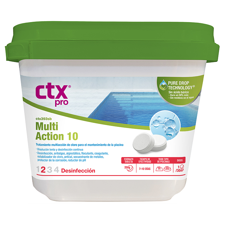 Multi-Action Chlorine Without Boric in tablets 250g CTX-393SB