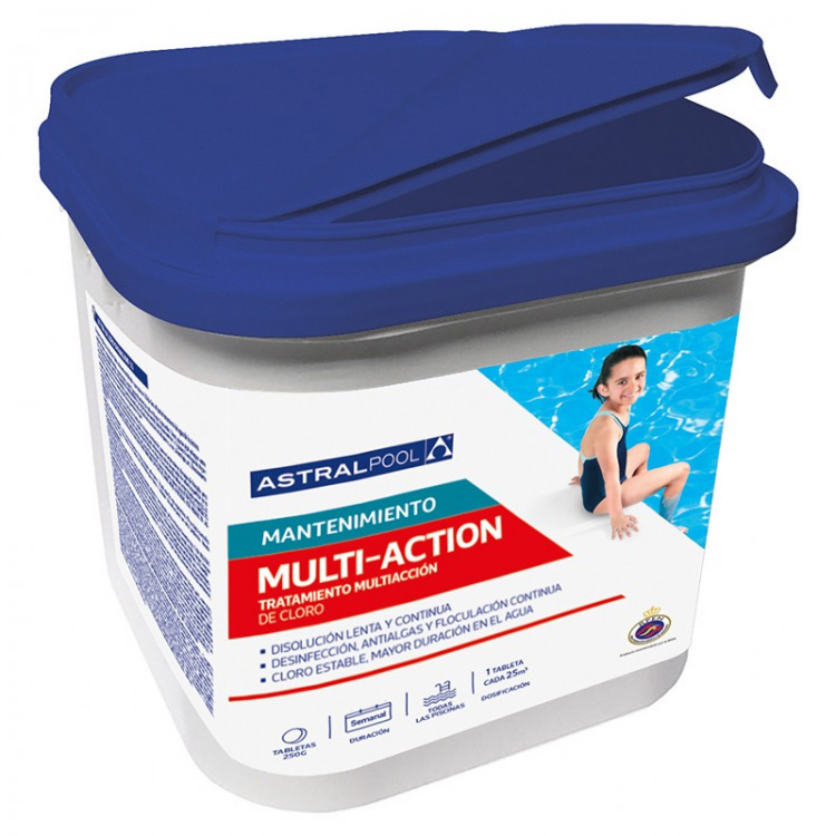 Chlorine Multiaction tablet 250 AstralPool 5KG
