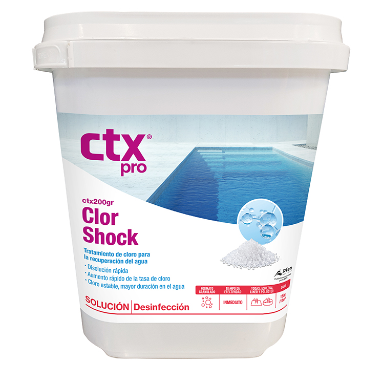 Cloro rápido-choque granular dicloro CTX-200gr