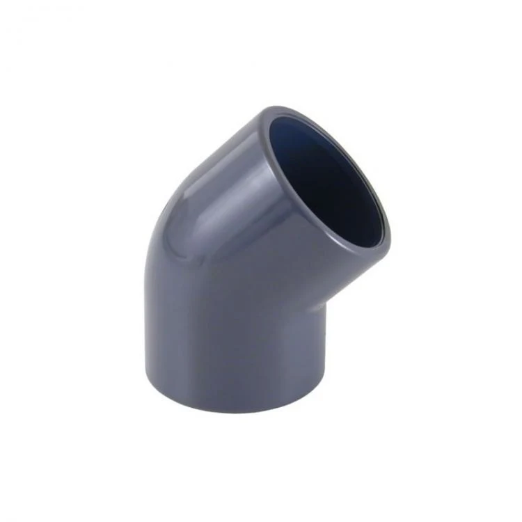 Gomito 45 ° PVC colla