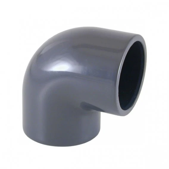 Gomito 90 ° PVC colla