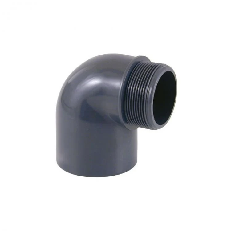 GOMITO 90 e PVC colla e filettatura maschio