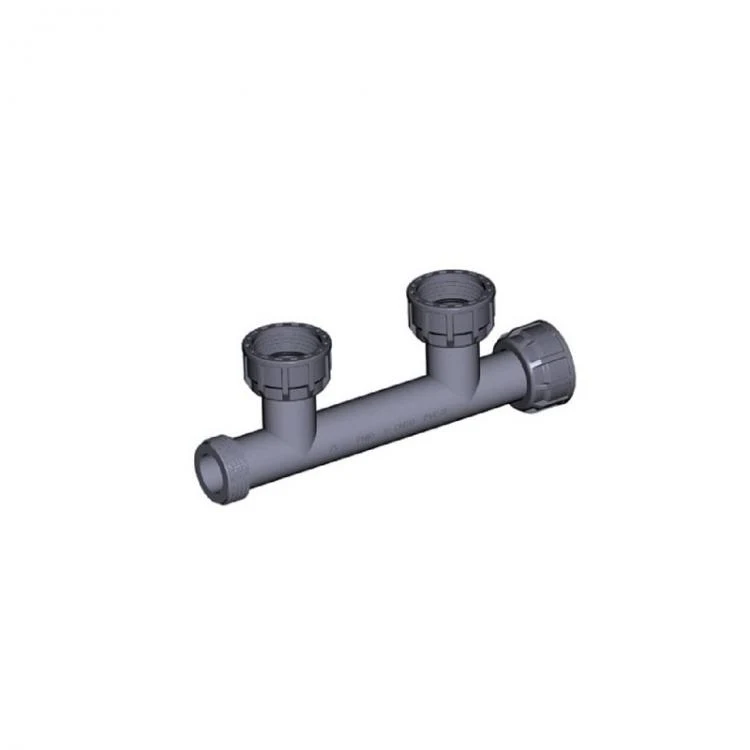 Collettore in PVC 2 uscite