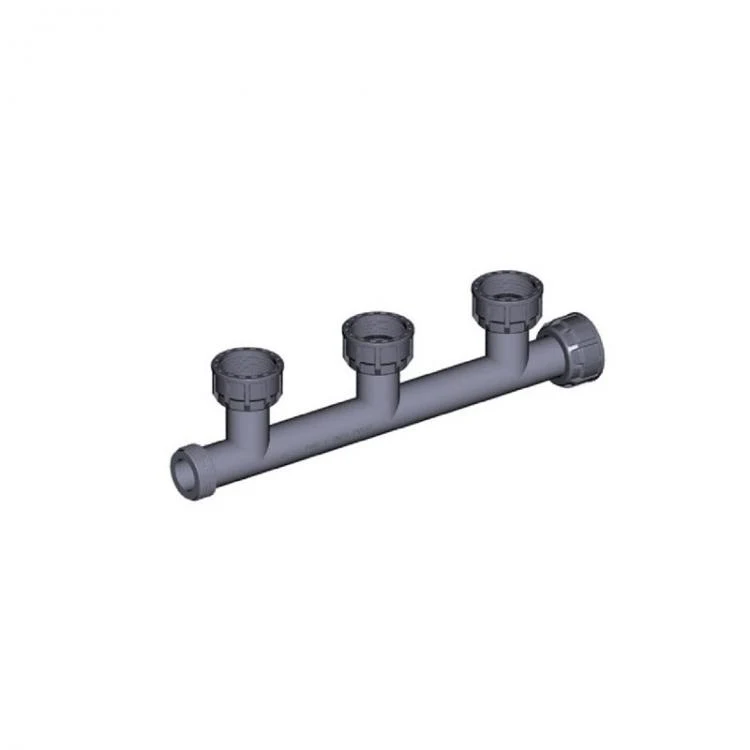 Collettore in PVC 3 uscite