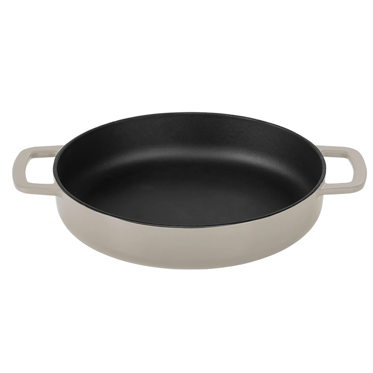Combekk Cast iron frying pan with double handle Ø 24 cm Sand