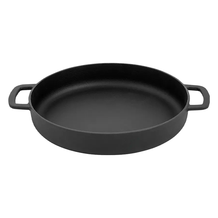 Combekk Cast Iron Frying Pan with Double Handles Ø 28 cm Black