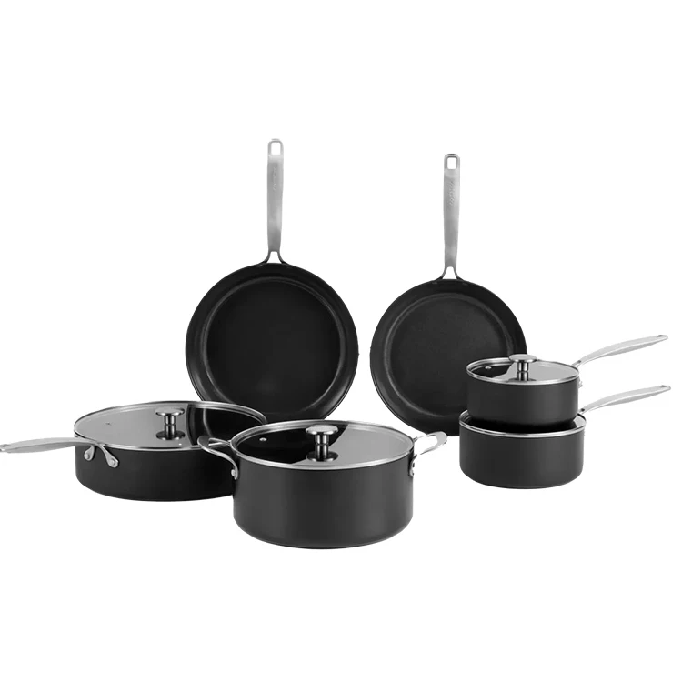 Combekk 10-delt køkkensæt Black-Element
