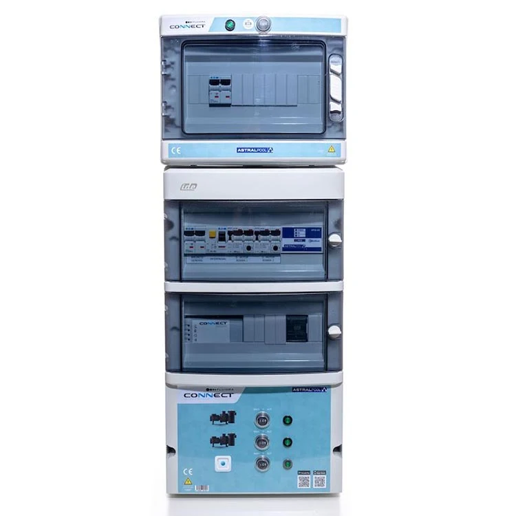 Astralpool komplett fehér egyfázisú elektromos panel