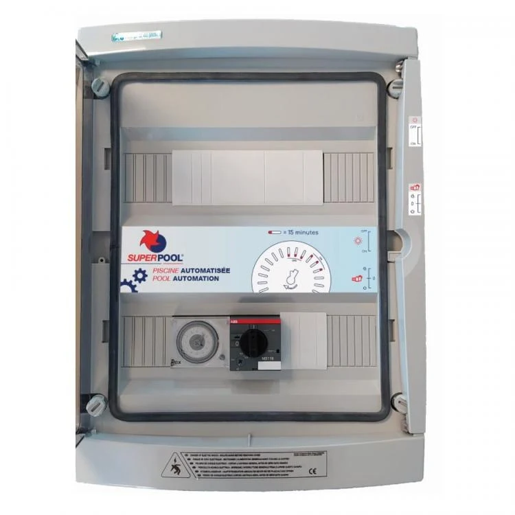 Superpool kapcsolótábla 100W/300W-os transzformátorral