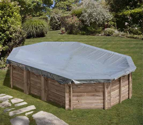 Овална зимна покривка Gre Bambu 580 g/m². 575X375 CM