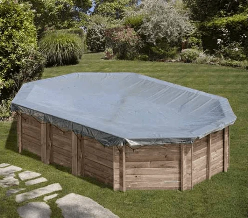Winter cover Gre Bambu oval 580 g/m² winter cover. 575X375 CM