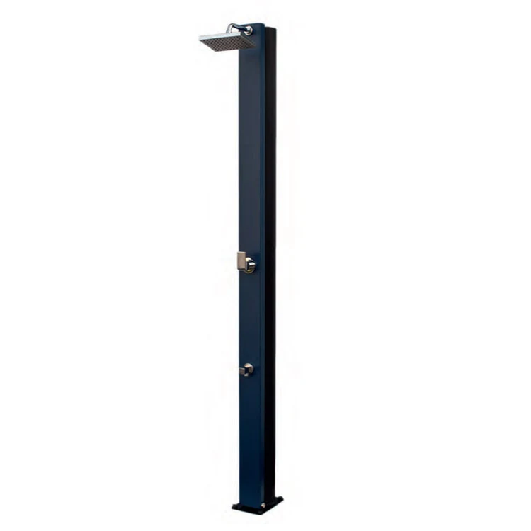 Douche solaire bleue avec bain de pieds 30 Litres CRM