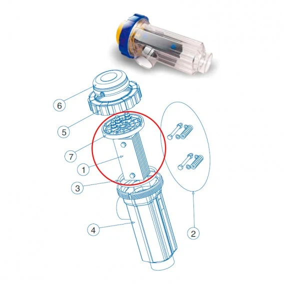 Electrodo célula Idegis ESTANDAR