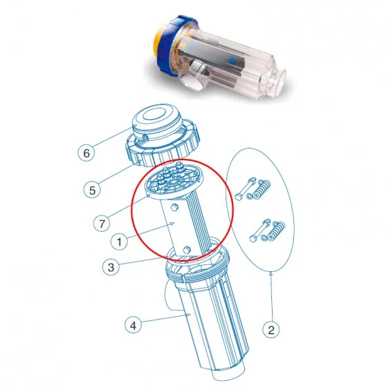 Electrodo célula IDEGIS +