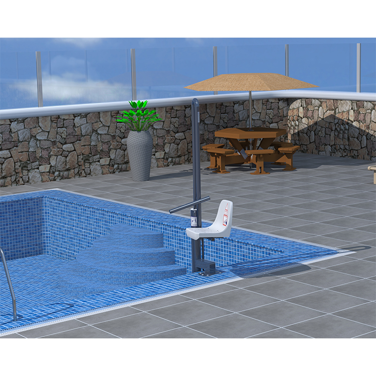 Elevador hidráulico acuático semi portátil  METALU Basic