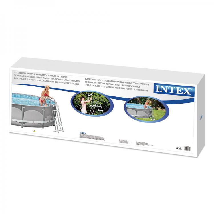Escalera piscina desmontable Intex 91-107 cm 28075