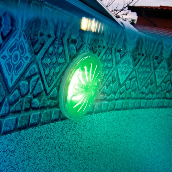 Colore faretto LED per piscina rimovibile PLED1C acciaio