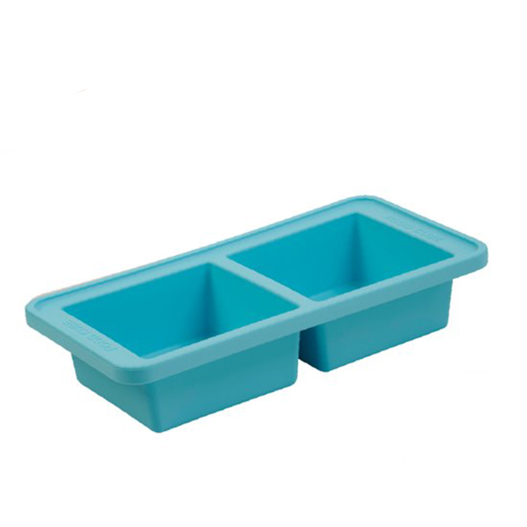 Food Cube Contenitore per congelatore 2x500 ml Blu