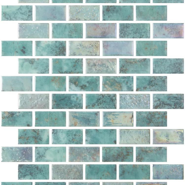 Gresite Squamers Identity Iridiscente Reef retangular