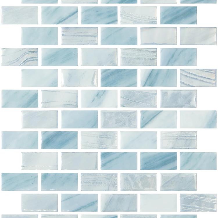 Gresite Squamers Identidade Iridiscente Concha retangular