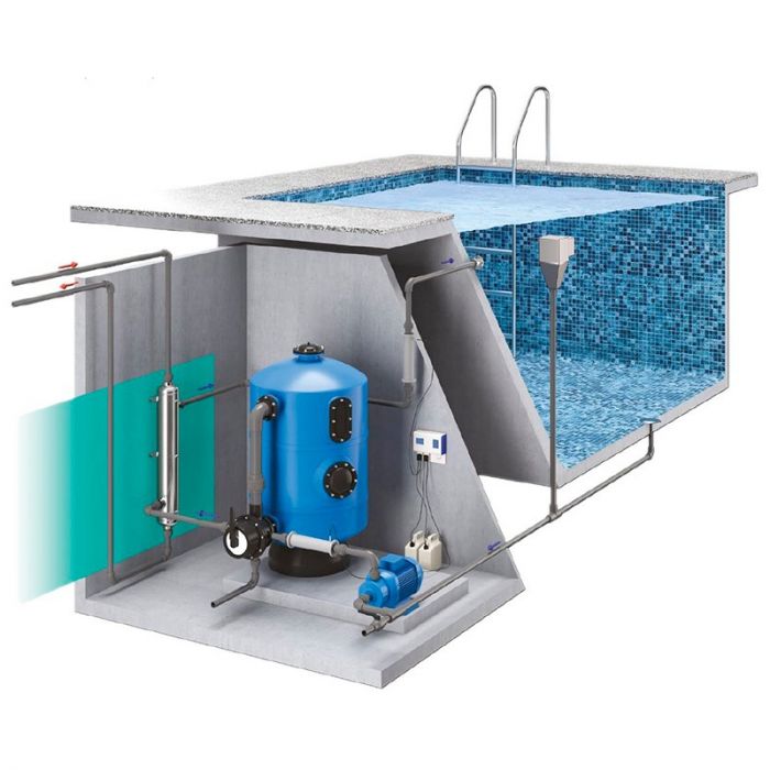 AstralPool Waterheat Water-Water Warmtewisselaar