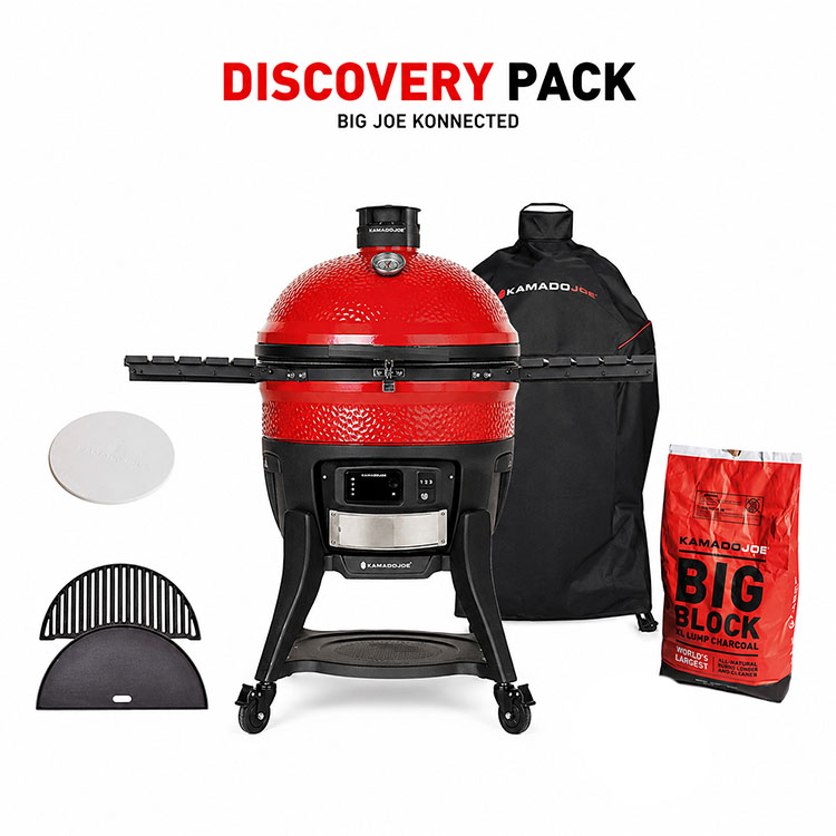 Kamado Discovery pack Big Joe Konnected