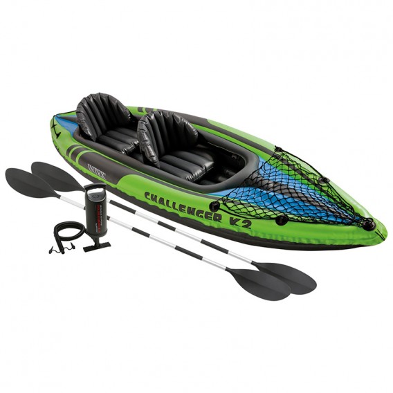 Canoa gonfiabile kayak Intex Challenger K2 con remi 68306NP